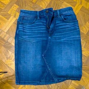 Abercrombie jean skirt.